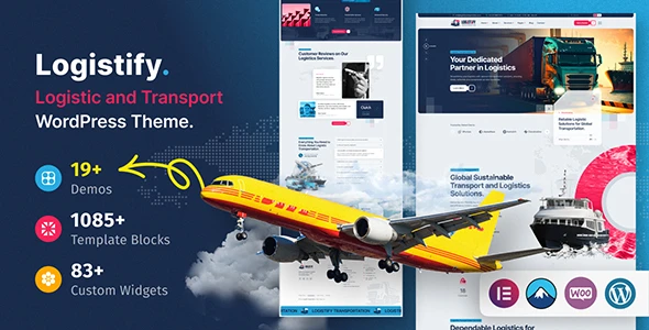 Logistify – Transportation & Logistics WordPress Theme